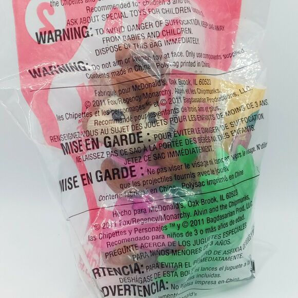 McDonalds Alvin Chipmunks 2011 Brittany Chipwrecked Toy Happy Meal Collectible - Picture 8 of 10